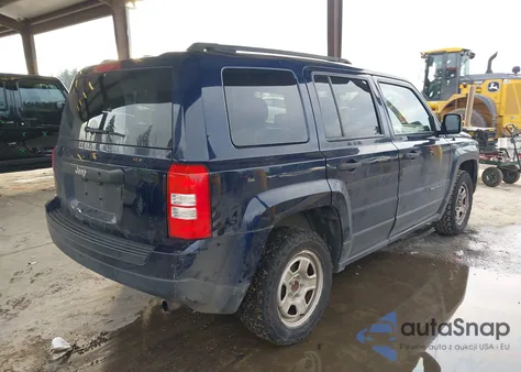 2016 Jeep Patriot Sport from USA, damaged, VIN 1C4NJPBA1GD807647